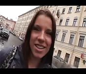 Beautiful Girl Fucks Two Big Cocks