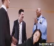 Kristina Rose double fuck in the court