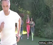 Huge boobs pornstars chasing that big D