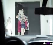 Teen fucked by best friends parents!