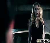 Big boobs Kagney gets anal penetrated