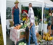 Hot Asian babe Eva Lovia hot outdoor fucking