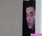 Milf Ariella Ferrera intense shower sex