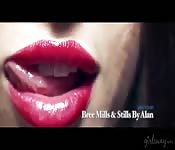 Sizzling brunette enjoying the best lesbian sex ever