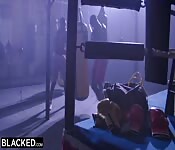 Riley Reid and Gabbie Carter fucked by two huge black cocks