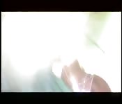 Beautiful blonde babe riding a big cock really hard