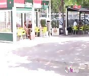 Pareja española observada