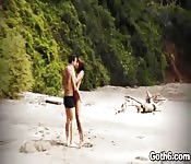 Awesome outdoor sex with Janice Griffith