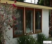 A hot interracial threesome sex