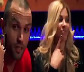 Rubia argentina disfrutando en España