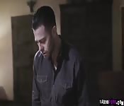 Seth squirted his cum on Abella's face